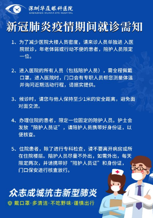 华厦眼科按下复工“快进键”，旗下医院有序接诊，华厦眼科集团各医院有序复诊的消息接踵而来……厦门眼科中心，环球眼科科学院院士黎晓新教授、赵堪兴教授等各类专家号均可预约;龙岩华厦眼科医院，一个下午，为6名患者除“障”送光明;青岛华厦眼科医院，复诊以来已开展各类手术45台;菏泽华厦眼科医院，复诊以来已开展屈光手术60余台，白内障、青光眼、眼底、眼表等手术20余台……3.png